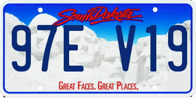 SD license plate 97EV19