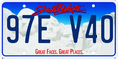 SD license plate 97EV40