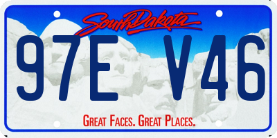 SD license plate 97EV46