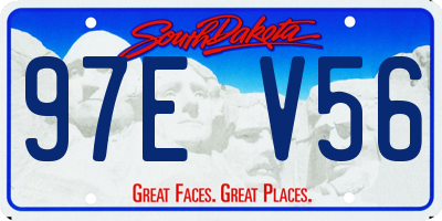 SD license plate 97EV56