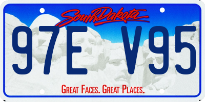 SD license plate 97EV95