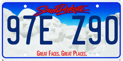 SD license plate 97EZ90