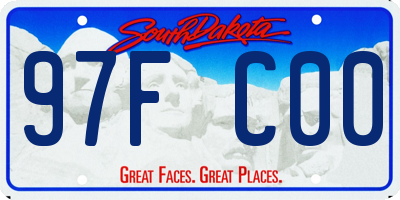 SD license plate 97FC00