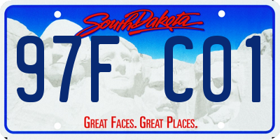 SD license plate 97FC01