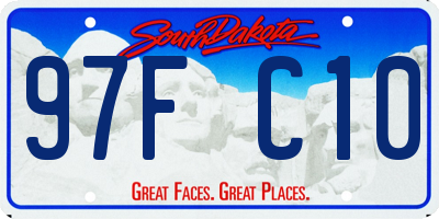 SD license plate 97FC10