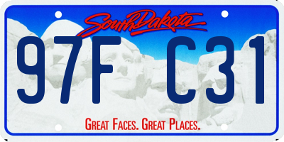 SD license plate 97FC31