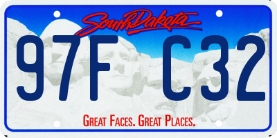 SD license plate 97FC32