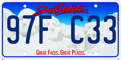 SD license plate 97FC33