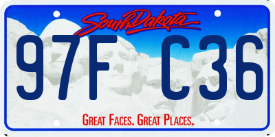 SD license plate 97FC36