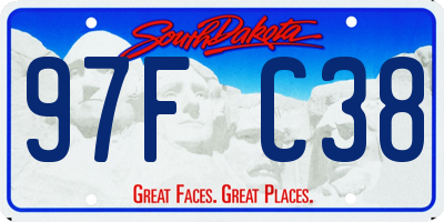 SD license plate 97FC38