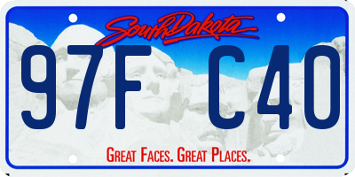 SD license plate 97FC40