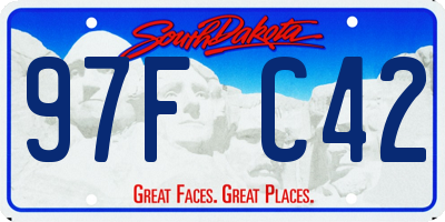 SD license plate 97FC42