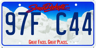 SD license plate 97FC44