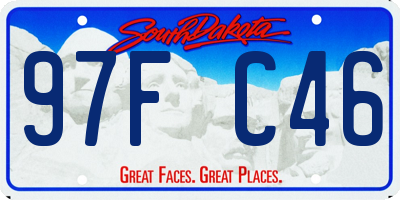 SD license plate 97FC46