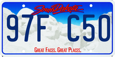 SD license plate 97FC50
