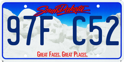 SD license plate 97FC52