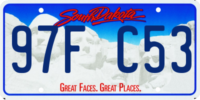SD license plate 97FC53