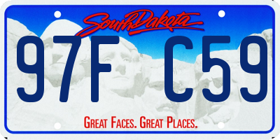 SD license plate 97FC59