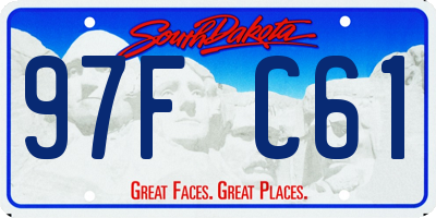SD license plate 97FC61