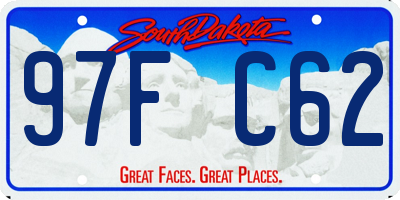 SD license plate 97FC62