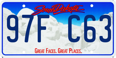 SD license plate 97FC63