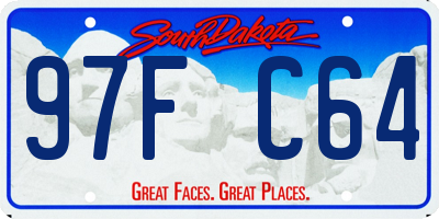 SD license plate 97FC64