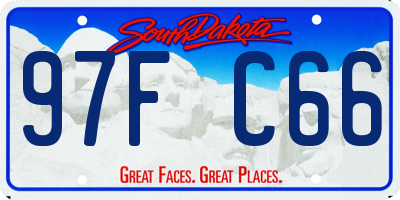 SD license plate 97FC66