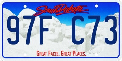 SD license plate 97FC73