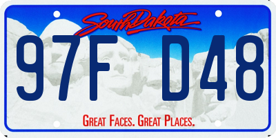 SD license plate 97FD48
