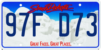 SD license plate 97FD73
