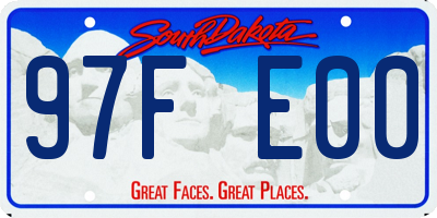 SD license plate 97FE00