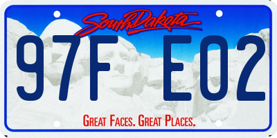 SD license plate 97FE02