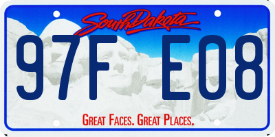 SD license plate 97FE08