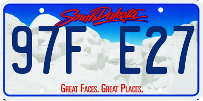 SD license plate 97FE27