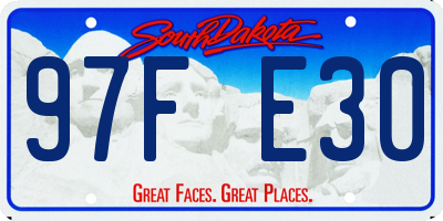 SD license plate 97FE30