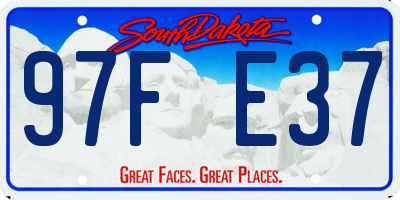 SD license plate 97FE37