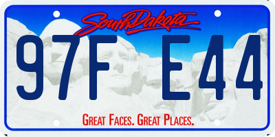 SD license plate 97FE44