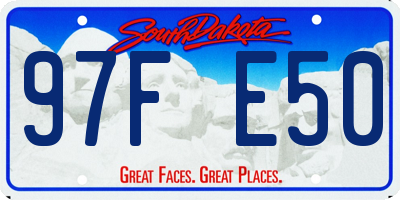 SD license plate 97FE50