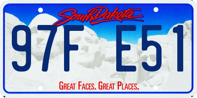 SD license plate 97FE51