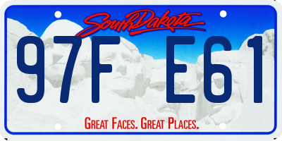 SD license plate 97FE61