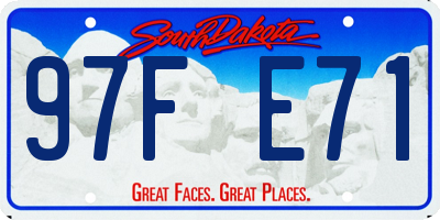 SD license plate 97FE71