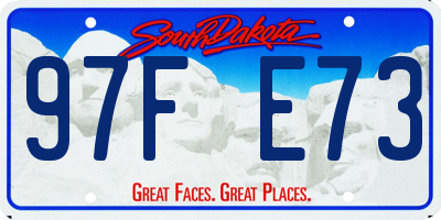 SD license plate 97FE73