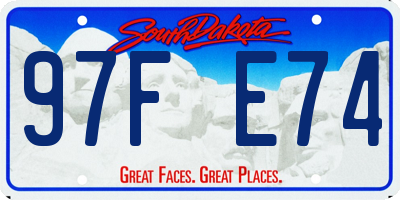 SD license plate 97FE74