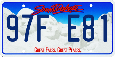 SD license plate 97FE81