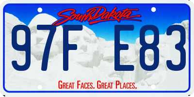 SD license plate 97FE83