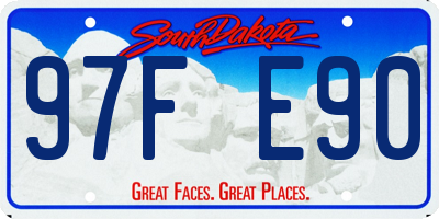 SD license plate 97FE90