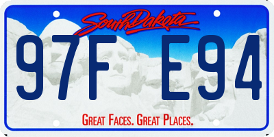 SD license plate 97FE94