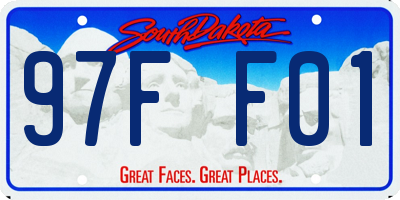 SD license plate 97FF01
