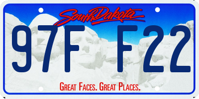 SD license plate 97FF22