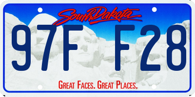 SD license plate 97FF28